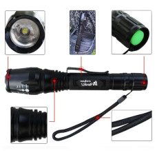 5000LM XM-LT6 Zoom Led lygte Vandtæt