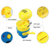 Minions LED Lampe Kan også Oplades Sparbøsse.