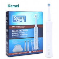 Vandtæt genopladeligt elektrisk tandbørste med 2 hoveder oral hygiejne tandpleje ultralyd 