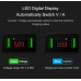 Elough USB  Turbo oplader til iPhone Samsung LED Display 5V 2.1A 