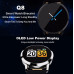 Q8 Smart watch OLED Hjertefrekvensdetektion Blodsyresøgning Blodtryksdetektering Fitness Tracker