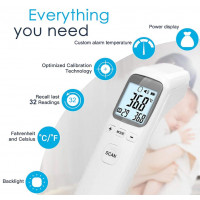 Digital øre pande termometer infrarødt til voksne og børn