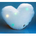 Hjerteformet LED-glødepude - blød - behagelig