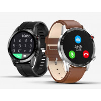 Smartwatch - Fuld Touch Skærm - Puls / blodtryk / Termometer / Vandtæt / Bluetooth