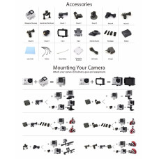 Action Kamera - H3R (farve gul )