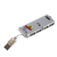  4 Port USB 2.0 HUB High Speed Laptop 